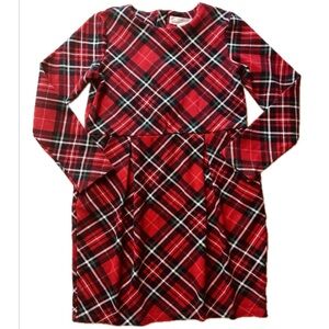 Plaid dress from the L.O.G.G.‎ Long sleeve zipper back 8-10 holiday Christmas